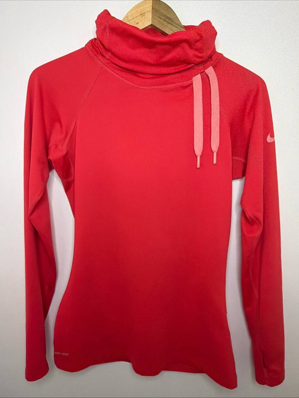 Nike Pro Dri-FIT Women's Cowl Neck / Adjustable Turtleneck Training Top Size M